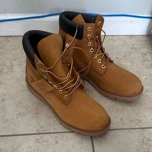 Timberland Tan Leather Boots 6”